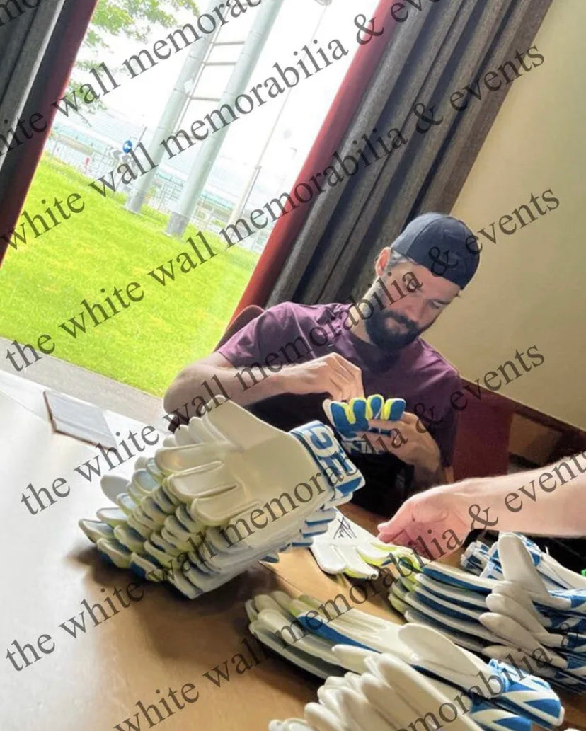 Alisson Becker Liverpool FC signed framed glove deluxe montage The