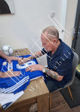 Load image into Gallery viewer, Paul "Gazza" Gascoigne Rangers Signed Framed Football Shirt