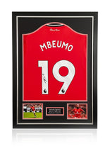 Load image into Gallery viewer, Bryan Mbeumo Manchester United 25/26 framed signed shirt