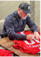 Load image into Gallery viewer, Wayne Rooney 2008 Manchester United FC double winning signed framed shirt