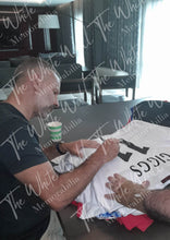 Load image into Gallery viewer, Ryan Giggs signed framed Manchester United 99 white football shirt