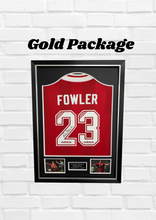 Load image into Gallery viewer, Gold Shirt Framing Package