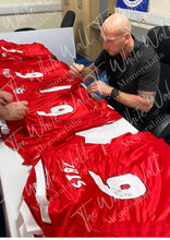 Load image into Gallery viewer, Jaap Stam Manchester United 1999 champions league signed framed shirt