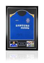 Load image into Gallery viewer, Frank Lampard signed framed Chelsea shirt
