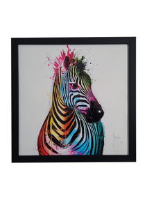 Murciano Zebra framed wall art small