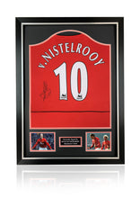 Load image into Gallery viewer, Ruud Van Nistlerooy Manchester United signed framed football shirt
