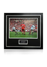 Load image into Gallery viewer, Alan Thompson Bolton Wanderers F.C hand signed framed photo montage
