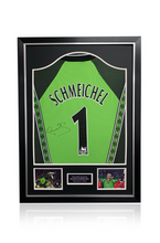 Load image into Gallery viewer, Peter Schmeichel Manchester United signed framed shirt
