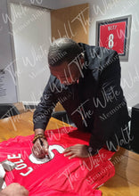 Load image into Gallery viewer, Andy Cole signed framed Manchester United Shirt football
