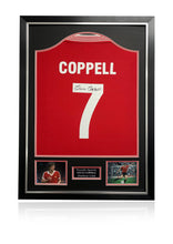 Load image into Gallery viewer, Steve Coppell signed framed Manchester United football shirt
