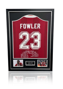 Robbie Fowler Liverpool FC 23 honours shirt