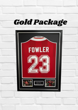 Load image into Gallery viewer, Gold Shirt Framing Package
