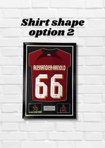 Gold Shirt Framing Package