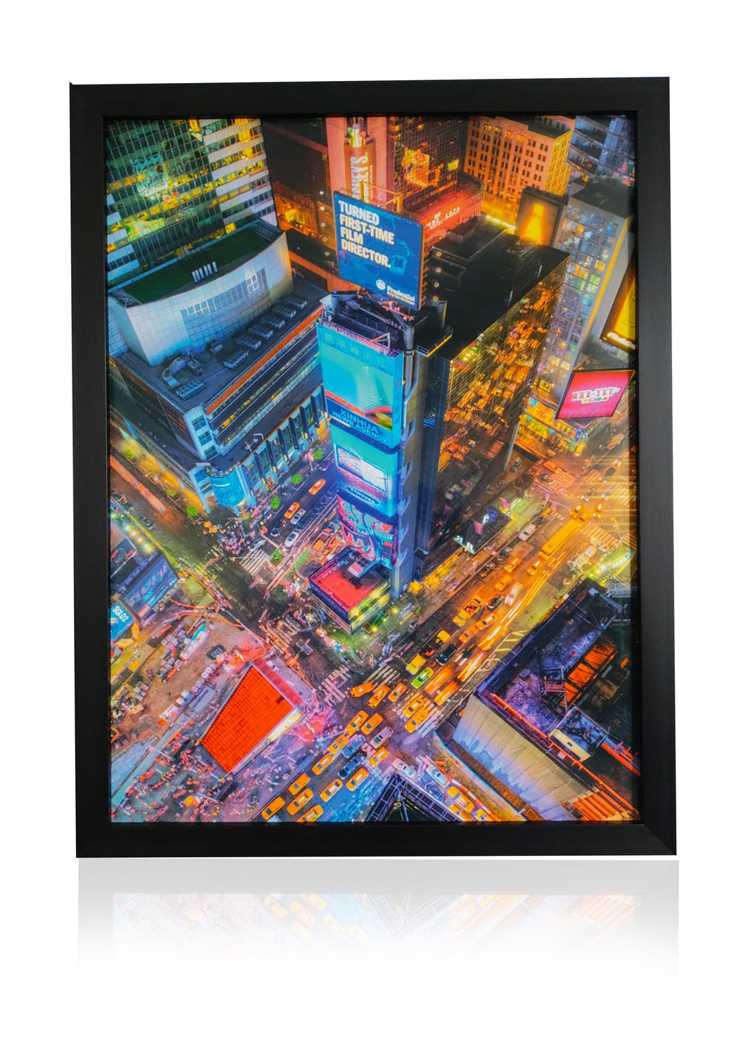 Framed New York City Times Square print