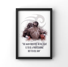 Load image into Gallery viewer, Mike Tyson biting Holyfield ear print
