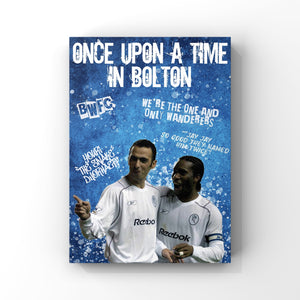 Youri Djorkaef & Jay Jay Okocha '2' Bolton print