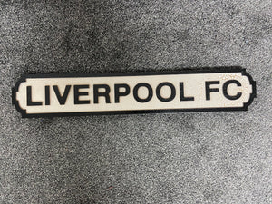 Liverpool FC Football rustic style Vintage Street Sign