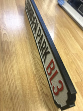 Load image into Gallery viewer, Burnden Park BL3 (Bolton Wanderers FC) Football Vintage Street Sign
