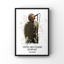 Load image into Gallery viewer, Liam Gallagher Oasis band print
