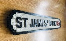 Load image into Gallery viewer, St James&#39; Park (Newcastle United) Football Vintage Street Sign
